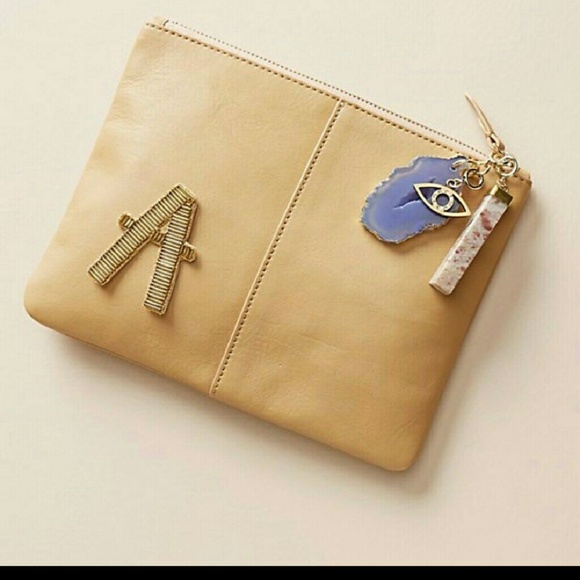 Anthropologie Pink Marble Keychain Fob Purse Charm - Picture 3 of 5